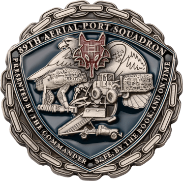 Challenge coin with a 3D mold design