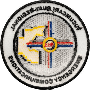 Iron-on backing on an embroidered patch