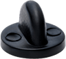 Rubber clutch pin backing