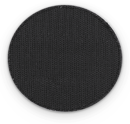 Custom embroidered patch with hook and loop Velcro backing