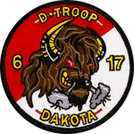D Troop Dakota Bison Patch