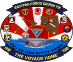 Uss Kitty Hawk Voyage Home Patch